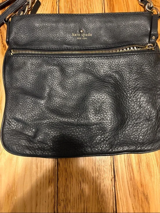 kate spade Black Pebbled Leather Crossbody - Picture 4 of 12